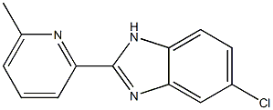 5-Chloro-2-(6-methyl-2-pyridinyl)-1H-benzimidazole Structure