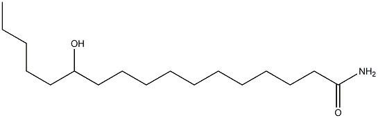 12-Hydroxyheptadecanamide 구조식 이미지