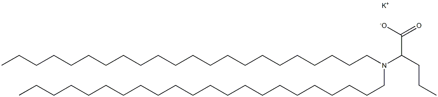 2-(Didocosylamino)valeric acid potassium salt 구조식 이미지