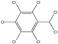 1,2,3,4,5-Pentachloro-6-(dichloromethyl)benzene 구조식 이미지