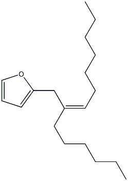 2-[(Z)-2-Hexyl-2-nonenyl]furan Structure