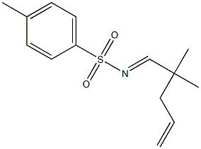 N-(2,2-Dimethyl-4-pentenylidene)-p-toluenesulfonamide 구조식 이미지