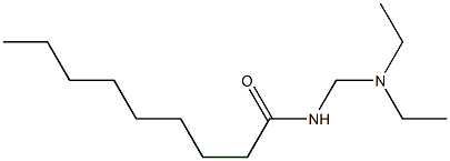 N-[(Diethylamino)methyl]nonanamide 구조식 이미지