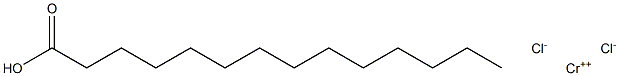 Myristic acid chromium(II) chloride salt Structure