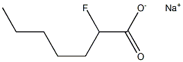 2-Fluoroheptanoic acid sodium salt 구조식 이미지