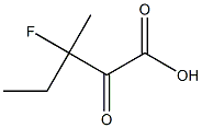 3-Methyl-3-fluoro-2-oxovaleric acid 구조식 이미지