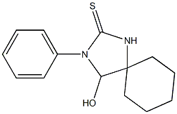 2-Phenyl-1-hydroxy-2,4-diazaspiro[4.5]decane-3-thione 구조식 이미지