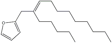 2-[(E)-2-Pentyl-2-undecenyl]furan 구조식 이미지