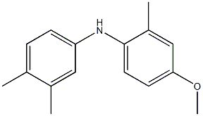 N-(4-Methoxy-2-methylphenyl)-3,4-xylidine Structure