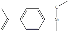 p-Isopropenylphenyl(methoxy)dimethylsilane 구조식 이미지