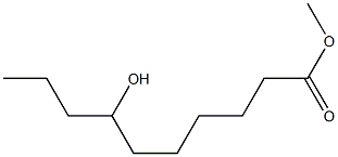 7-Hydroxydecanoic acid methyl ester 구조식 이미지