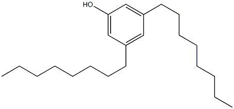 3,5-Dioctylphenol 구조식 이미지