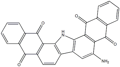 6-Amino-16H-dinaphtho[2,3-a:2',3'-i]carbazole-5,10,15,17-tetrone Structure