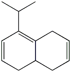 1,4,4a,5-Tetrahydro-8-isopropylnaphthalene 구조식 이미지