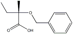 (2S)-2-Benzyloxy-2-methylbutyric acid 구조식 이미지