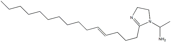 1-(1-Aminoethyl)-2-(4-pentadecenyl)-2-imidazoline 구조식 이미지