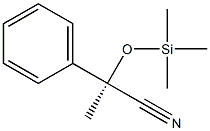 (R)-2-Phenyl-2-(trimethylsilyloxy)propanenitrile Structure