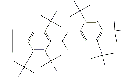 2-(2,3,4,6-Tetra-tert-butylphenyl)-1-(2,4,5-tri-tert-butylphenyl)propane Structure