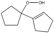 1-(1-Cyclopentenyl)cyclopentyl hydroperoxide 구조식 이미지