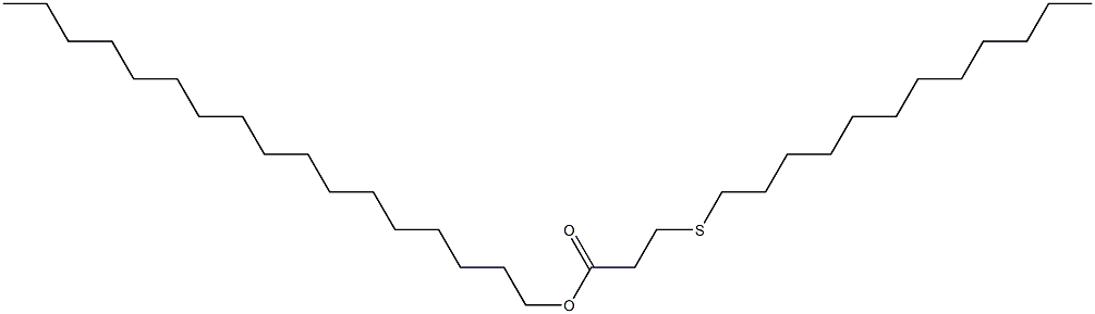 3-(Dodecylthio)propionic acid heptadecyl ester Structure