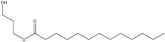 Tridecanoic acid 3-hydroxypropyl ester 구조식 이미지
