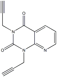 1,3-Bis(2-propynyl)-1,2,3,4-tetrahydropyrido[2,3-d]pyrimidine-2,4-dione Structure