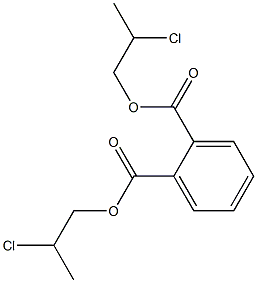 Phthalic acid bis(2-chloropropyl) ester 구조식 이미지
