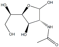 2-Acetylamino-2-deoxy-D-glucofuranose Structure