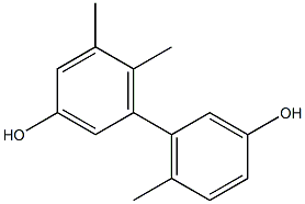 5,6,6'-Trimethyl-1,1'-biphenyl-3,3'-diol Structure