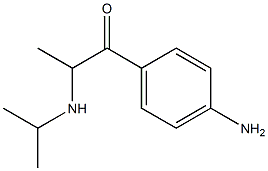 1-(4-Aminophenyl)-2-(isopropylamino)-1-propanone 구조식 이미지