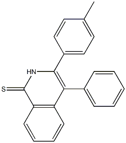 3-(4-Methylphenyl)-4-phenyl-1(2H)-isoquinolinethione Structure