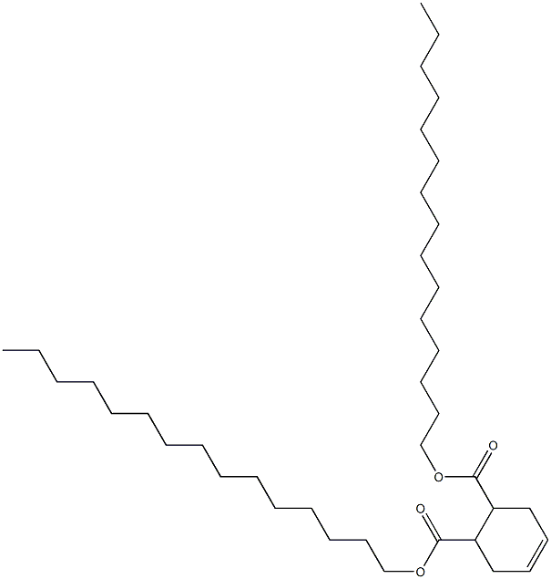 4-Cyclohexene-1,2-dicarboxylic acid dipentadecyl ester Structure