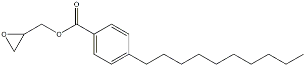 4-Decylbenzoic acid glycidyl ester Structure