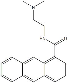 N-(2-Dimethylaminoethyl)1-anthracenecarboxamide Structure