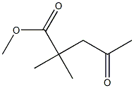 2,2-Dimethyl-4-oxopentanoic acid methyl ester 구조식 이미지