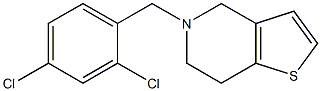 5-(2,4-Dichlorobenzyl)-4,5,6,7-tetrahydrothieno[3,2-c]pyridine Structure