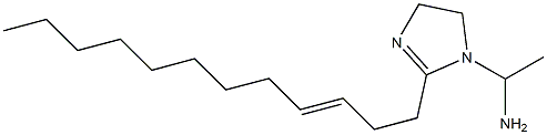 1-(1-Aminoethyl)-2-(3-dodecenyl)-2-imidazoline 구조식 이미지