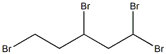 1,1,3,5-Tetrabromopentane 구조식 이미지