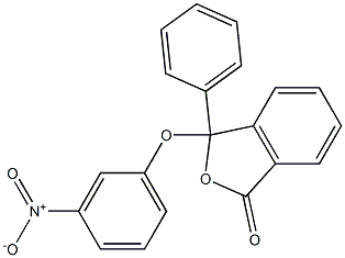 3-Phenyl-3-(3-nitrophenoxy)isobenzofuran-1(3H)-one Structure