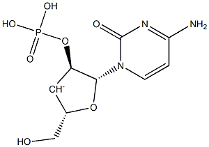 (Cytidine 2',3'-phosphoric acid)anion 구조식 이미지