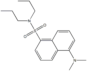 5-Dimethylamino-N,N-dipropyl-1-naphthalenesulfonamide 구조식 이미지