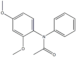 2',4'-Dimethoxy-N-phenylacetanilide Structure