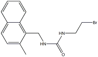 1-(2-Bromoethyl)-3-[(2-methyl-1-naphtyl)methyl]urea 구조식 이미지