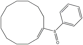 1-(Phenylsulfinyl)cyclododecene 구조식 이미지