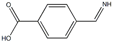 p-(Iminomethyl)benzoic acid 구조식 이미지