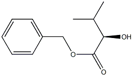 [R,(+)]-2-Hydroxy-3-methylbutyric acid benzyl ester Structure