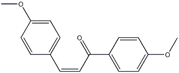 (Z)-4,4'-Dimethoxychalcone Structure