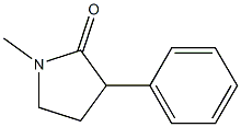 1-Methyl-3-phenylpyrrolidin-2-one Structure