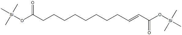 2-Dodecenedioic acid di(trimethylsilyl) ester 구조식 이미지