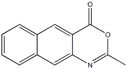 2-Methyl-4H-naphth[2,3-d][1,3]oxazin-4-one Structure
